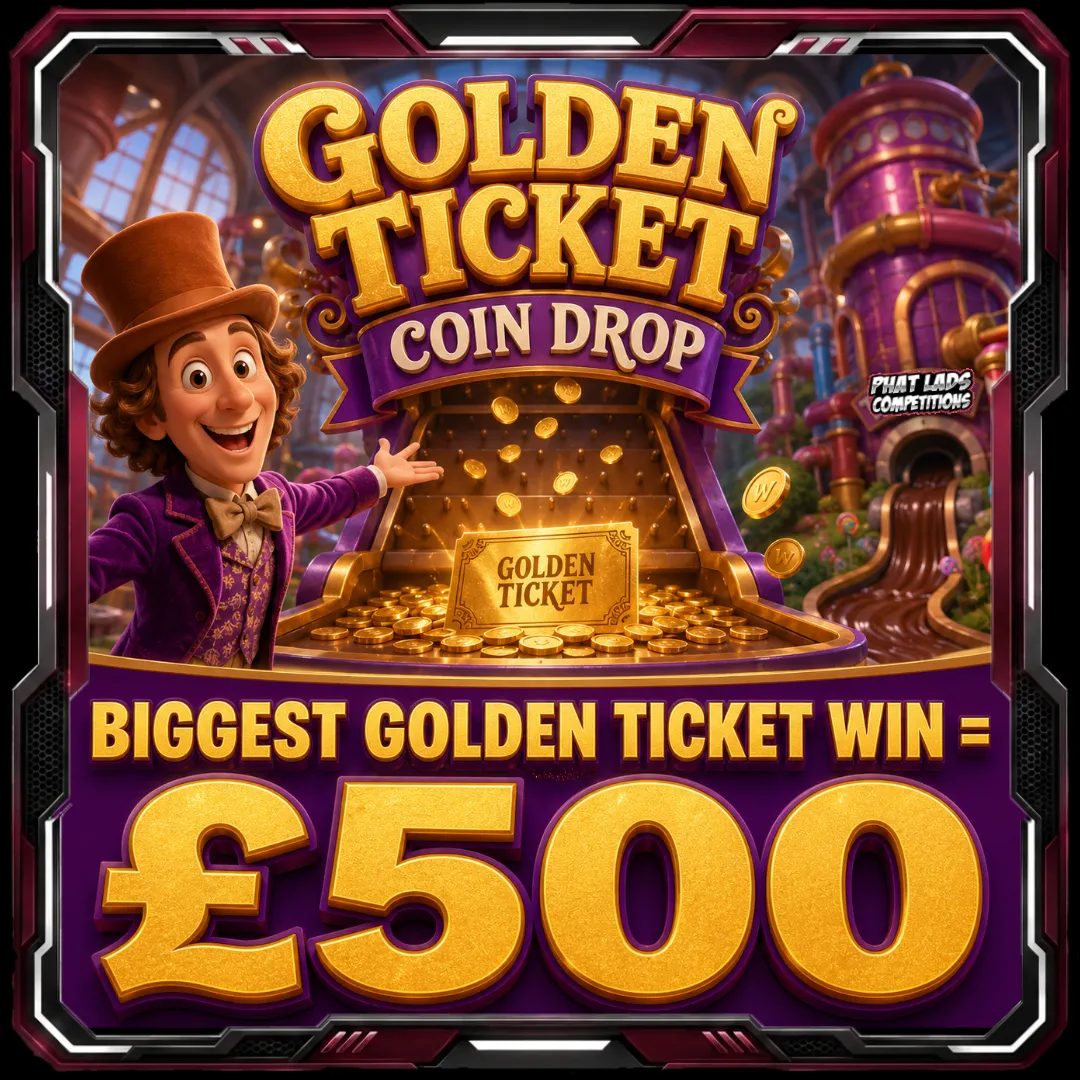 Golden ticket coin drop