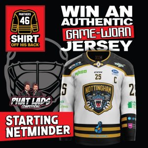 Away Game “Shirt Off His Back” – Wednesday 17th December vs Glasgow Clan