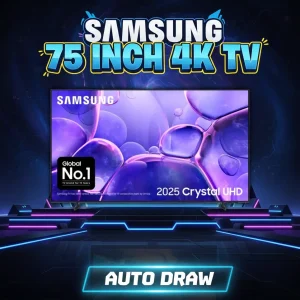 SAMSUNG 75" Crystal UHD 4K Smart TV
